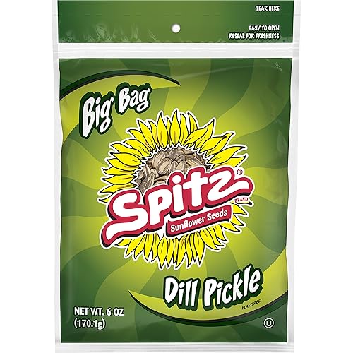 Spitz Sunflower Seeds, Dill Pickle, 6oz Bag
