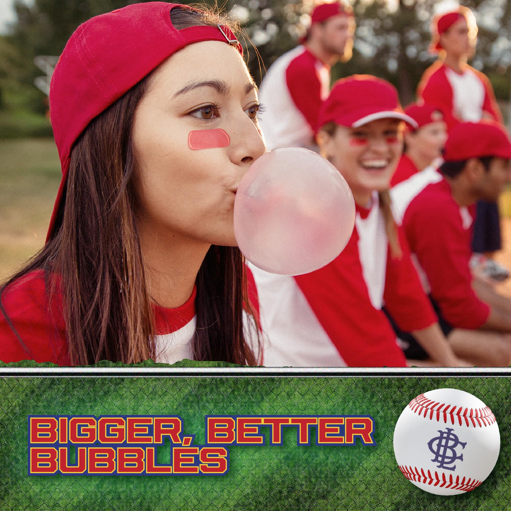 Big League Chew Watermelon Bubble Gum 3-Pack - 2.12oz Packets - Watermelon Baseball Gum - Big League Chew Baseball Candy Set for Treats, Party Favors
