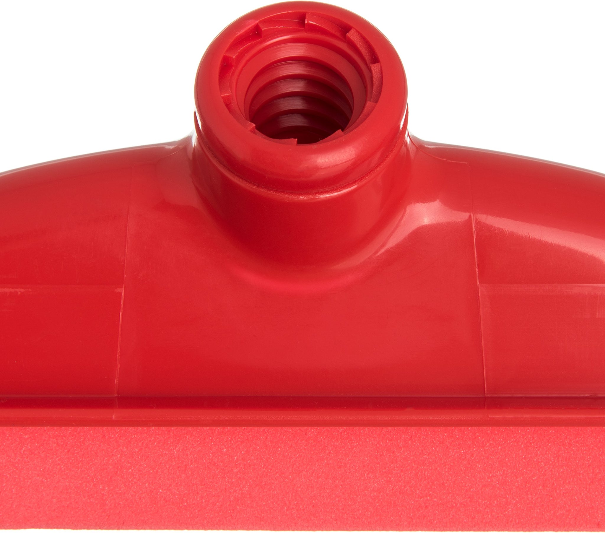 SPARTA 4156805 Plastic Floor Squeegee, Shower Squeegee With Double Foam For Window, Glass, Shower Door, Floor, Windshield, 24 Inches, Red, (Pack of 6)