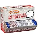 Old Wisconsin Beef Sausage Snack Sticks, Naturally Smoked, Ready to Eat, High Protein, Low Carb, Keto, Gluten Free, Counter Box, Pack of 42