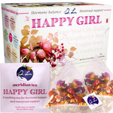 Dr. Lu's Happy Girl Tea | 100% Natural Herbal Tea for Hormone Balance, Menstrual, PMS, PCOS & Menopause | Antioxidant & Anti-Aging Rose Tea