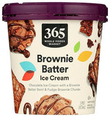 365 by Whole Foods Market Brownie Batter Ice Cream, 1 PT