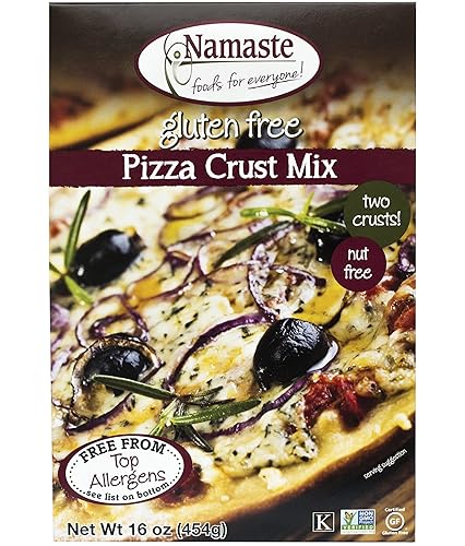 NAMASTE FOODS MIX PIZZA CRUST GFWF DF, 16 OZ, PK- 6