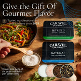 Infused & Natural Sea Salt Sampler Collection - 12-Flavor Cooking Salts Bundle in 0.5 oz Reusable Tin Each - Pure Finishing Salt Variety Pack Gift Set