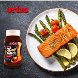 Oriza Smoky Hot Honey Sauce 14oz - Sweet Heat with Rich Smoky Flavor - Perfect for BBQ, Chicken, and Grilled Meats