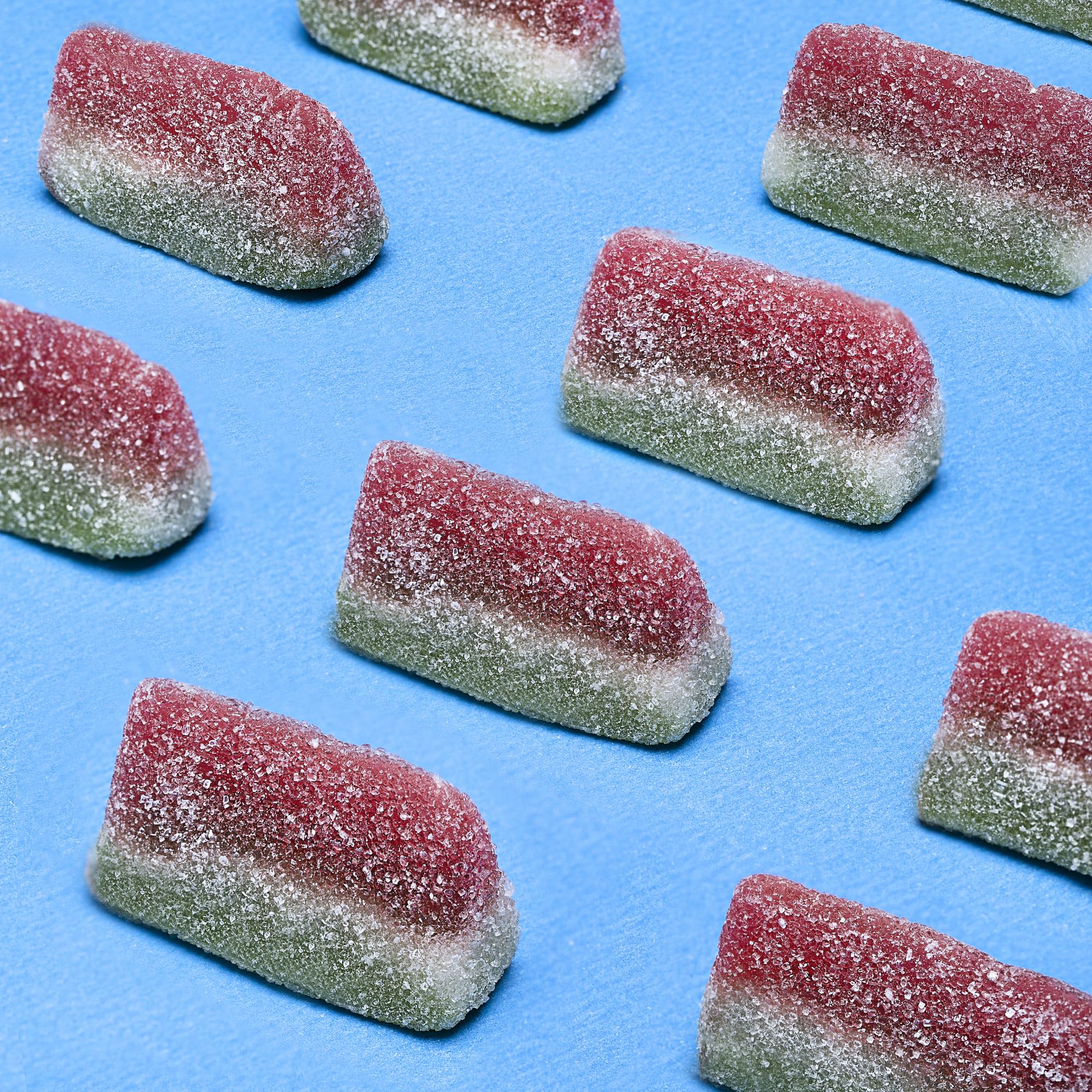 Kervan Candy Bebeto Watermelon Slices - Fruity, Soft, Sweet & Sour Gummy Candy Bulk for Kids, Gift Snacks and Parties - Watermelon Slice Gummies Big