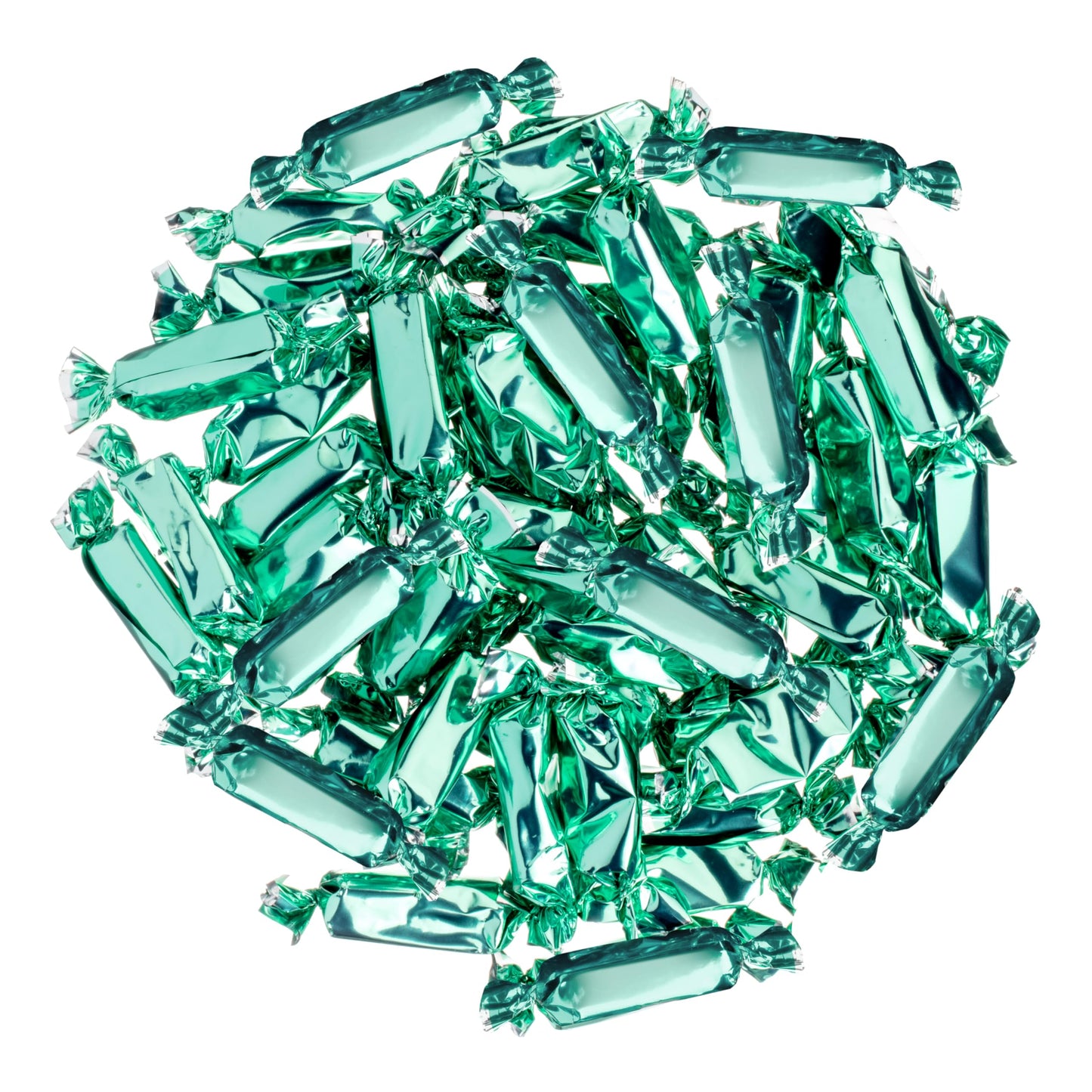 Candy Envy - Individually Wrapped Caramels - Turquoise Wrapper - 2 Pound Bulk Turquoise Candy