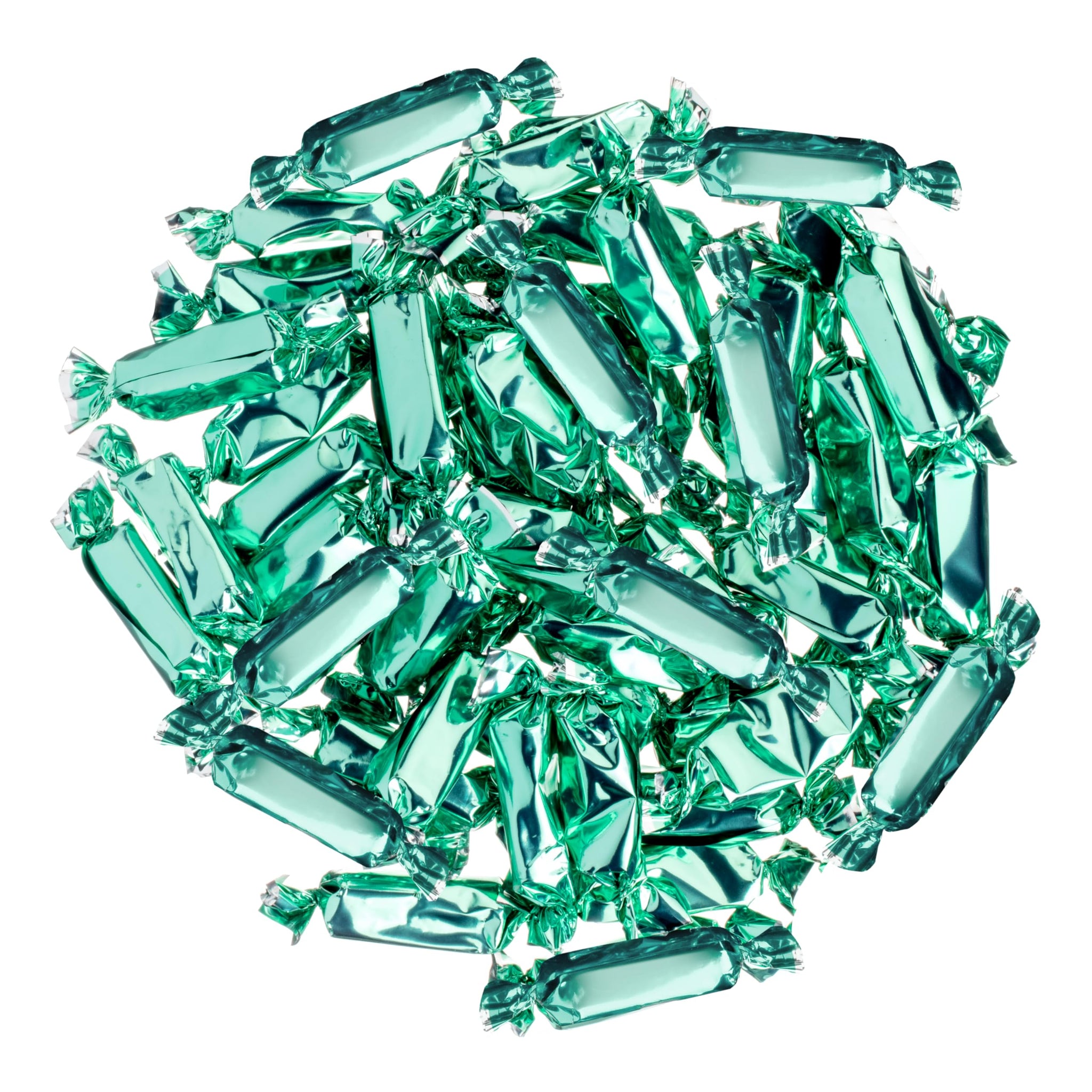 Candy Envy - Individually Wrapped Caramels - Turquoise Wrapper - 2 Pound Bulk Turquoise Candy
