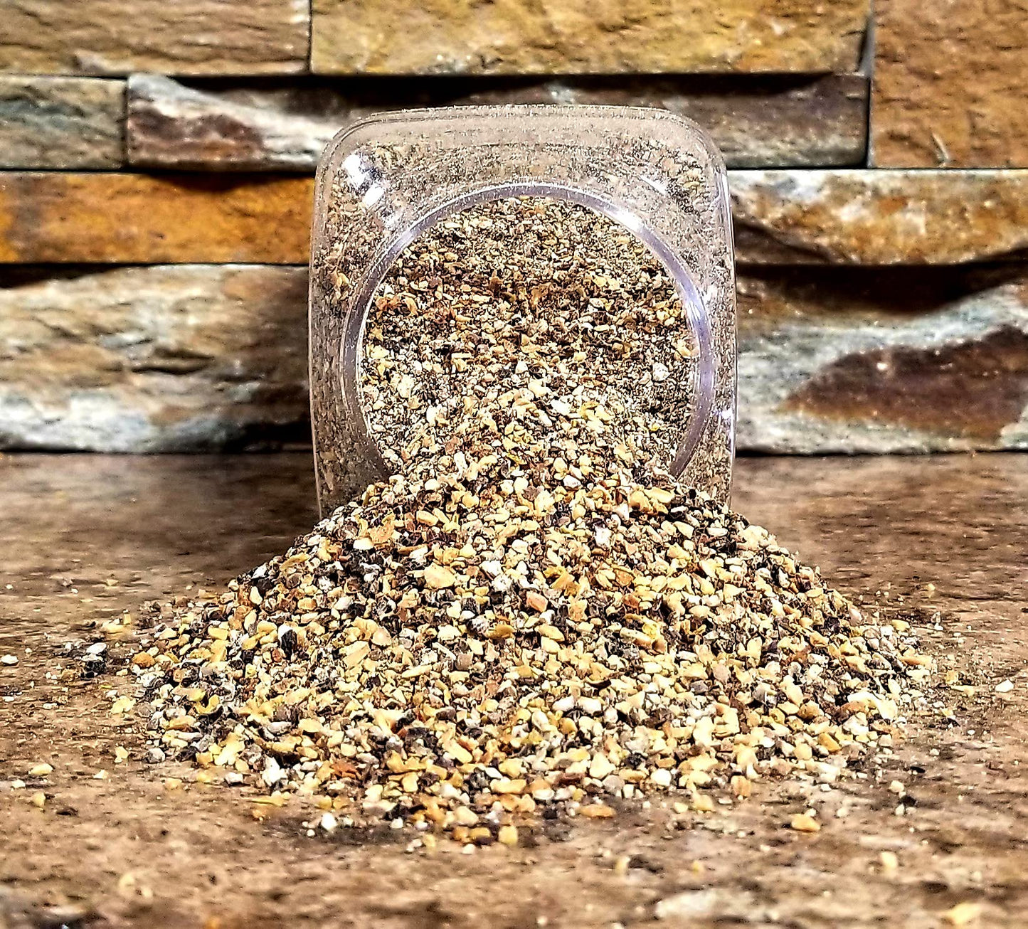 Garlic Festival Black Pepper & Garlic Seasoning Net Wt. 1 lb. 2 oz.