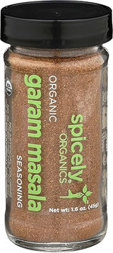 SPICELY Organic Jar Seasoning Garam Masala, 1.6 OZ