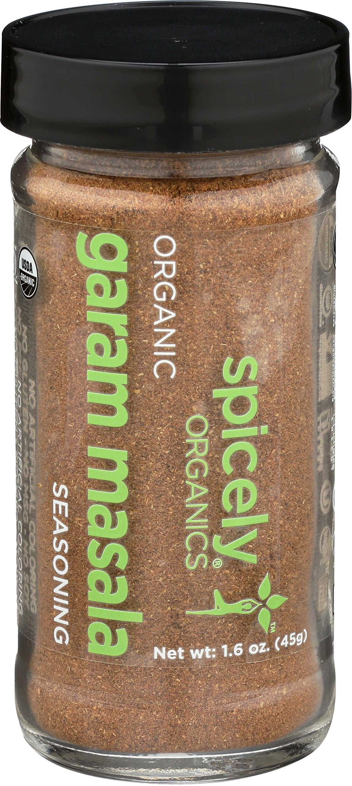 SPICELY Organic Jar Seasoning Garam Masala, 1.6 OZ