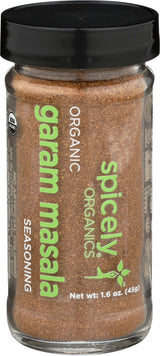 SPICELY Organic Jar Seasoning Garam Masala, 1.6 OZ