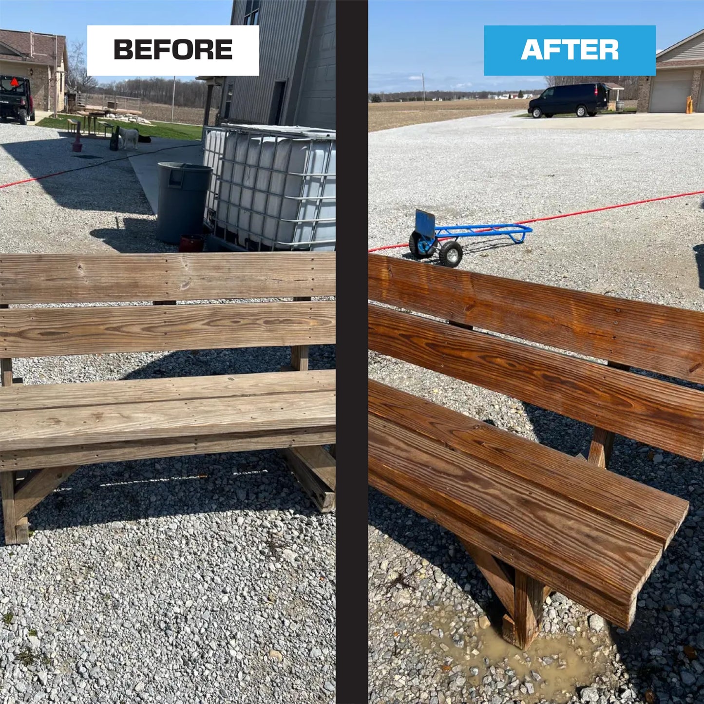 F-10 Percarbonate Wood Cleaner: UV Damage Remover and Wood Restorer (4)