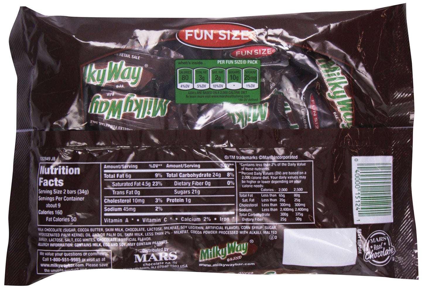 Milky Way Fun Size Snacks, 11.24 oz