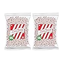 Atkinson's Natural Mint Twists - Peppermint Red & White Candy - Gluten Free, Kosher, Vegan - 2 lb. Laydown Bag