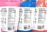 The Safe + Fair Food Company, Birthday Cake Granola Blueberry Cinnamon Granola Honeycrisp Apple Pie Granola Bundle with Kokobunch Kit 12Oz(Pack of 3)