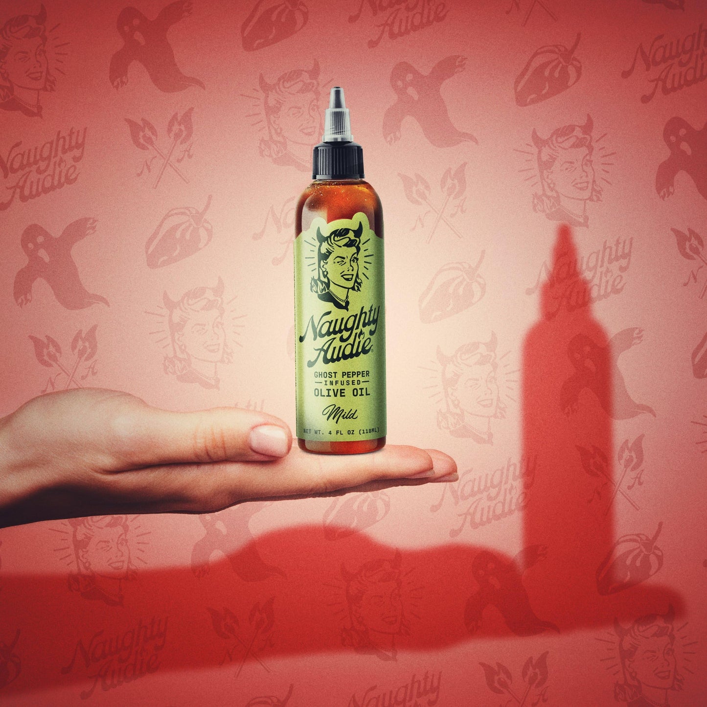 Naughty Audie - Ghost Pepper Infused Olive Oil Hot Sauce (Mild)