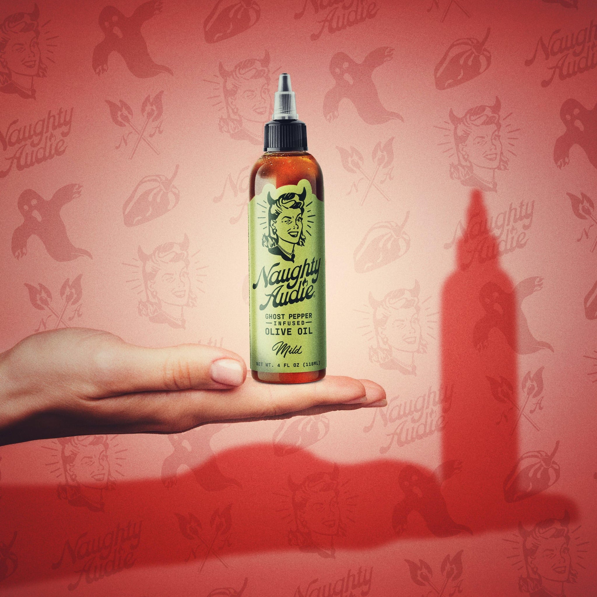 Naughty Audie - Ghost Pepper Infused Olive Oil Hot Sauce (Mild)