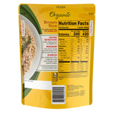 Tasty Bite Organic Brown Rice, 8.8 Ounce, Ready to Eat, Microwavable, Vegan, Gluten-Free