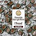 Chocolate Starlight Mints Individually Wrapped, 1 Pound | Mint Chocolate & Starlite Mints for Parties, Offices, Buffets | Rich Cocoa Hard Treats