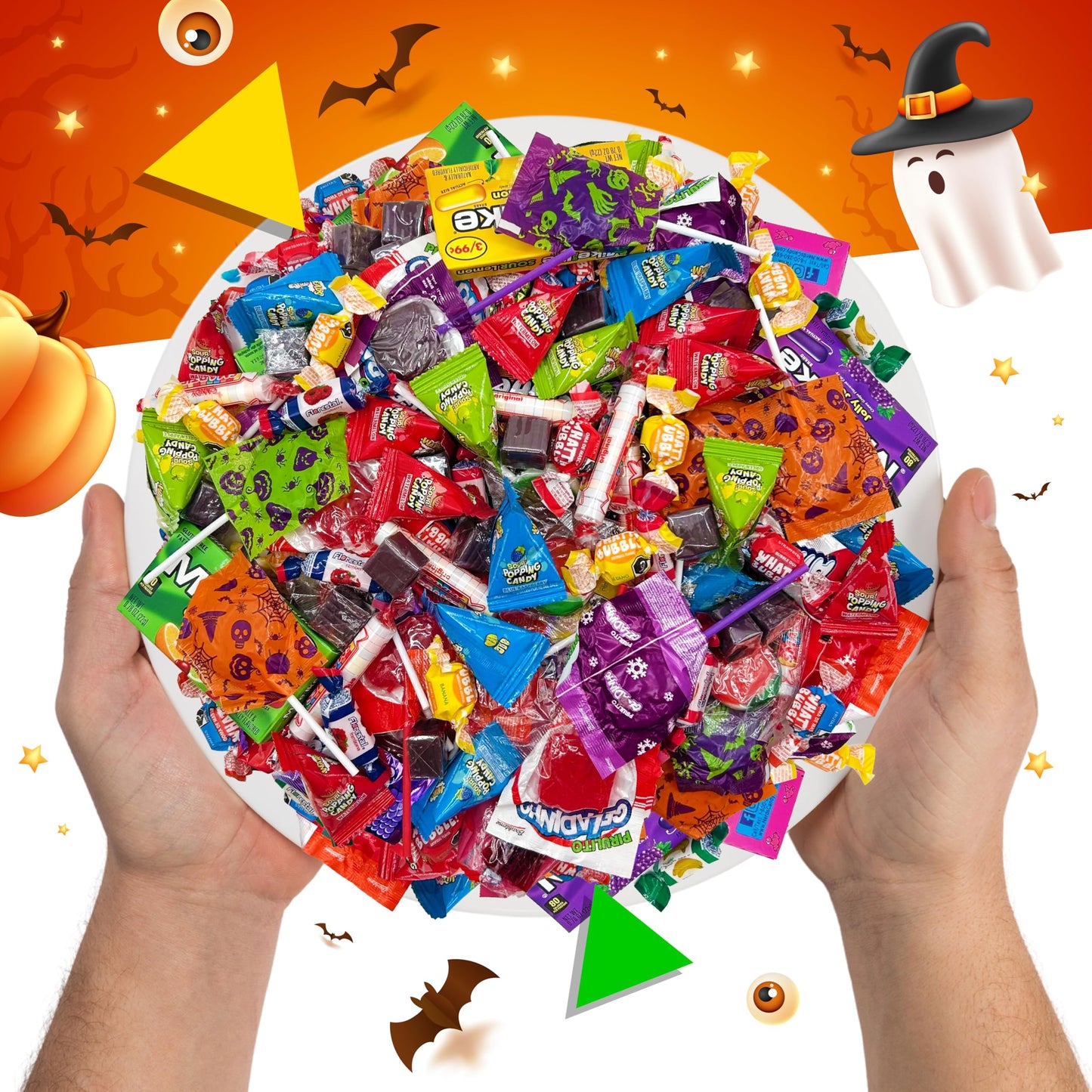 Party Candy Variety Pack | 12 Pound Box - Approx. 930 Count | Bulk Candy for Classroom | Assorted Candy Individually Wrapped | Popping Rocks