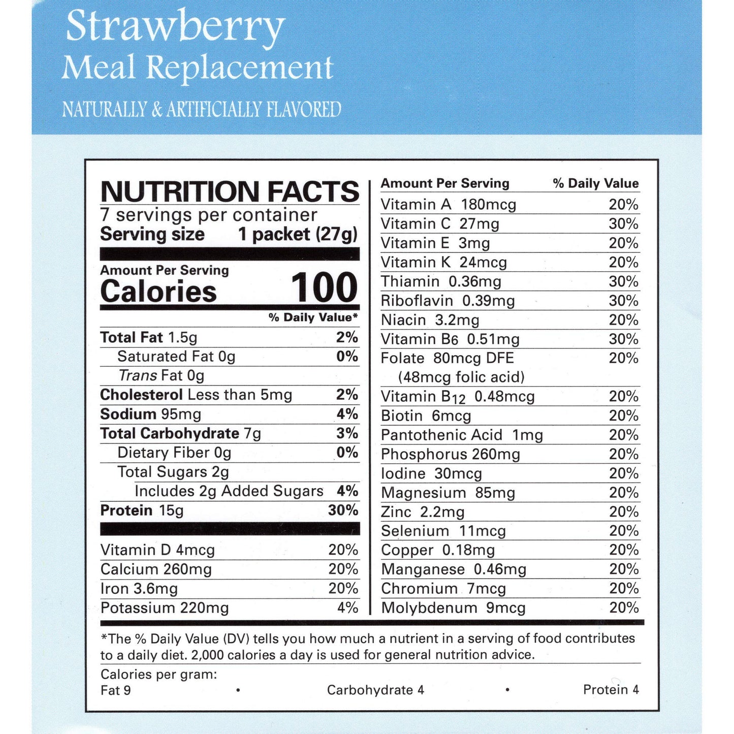 Weight Loss Systems Pudding and Shake Aspartame Free - Strawberry (7/Box) - High Protein - Low Calorie - Low Fat - Low Carb