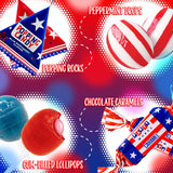 Patriotic Candy | 3-Pound Bag | 4th of July Candy Assortment Individually Wrapped | Popping Rocks, Lollipops, Chocolate Caramel Taffies