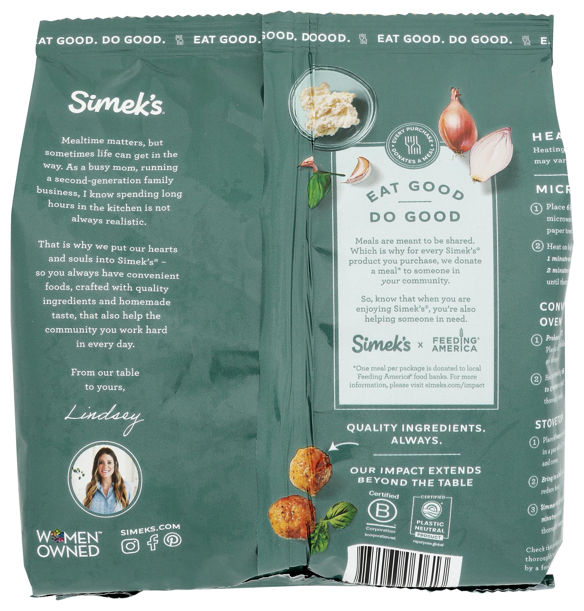 Simek's, Turkey Meatballs, 12 Ounce
