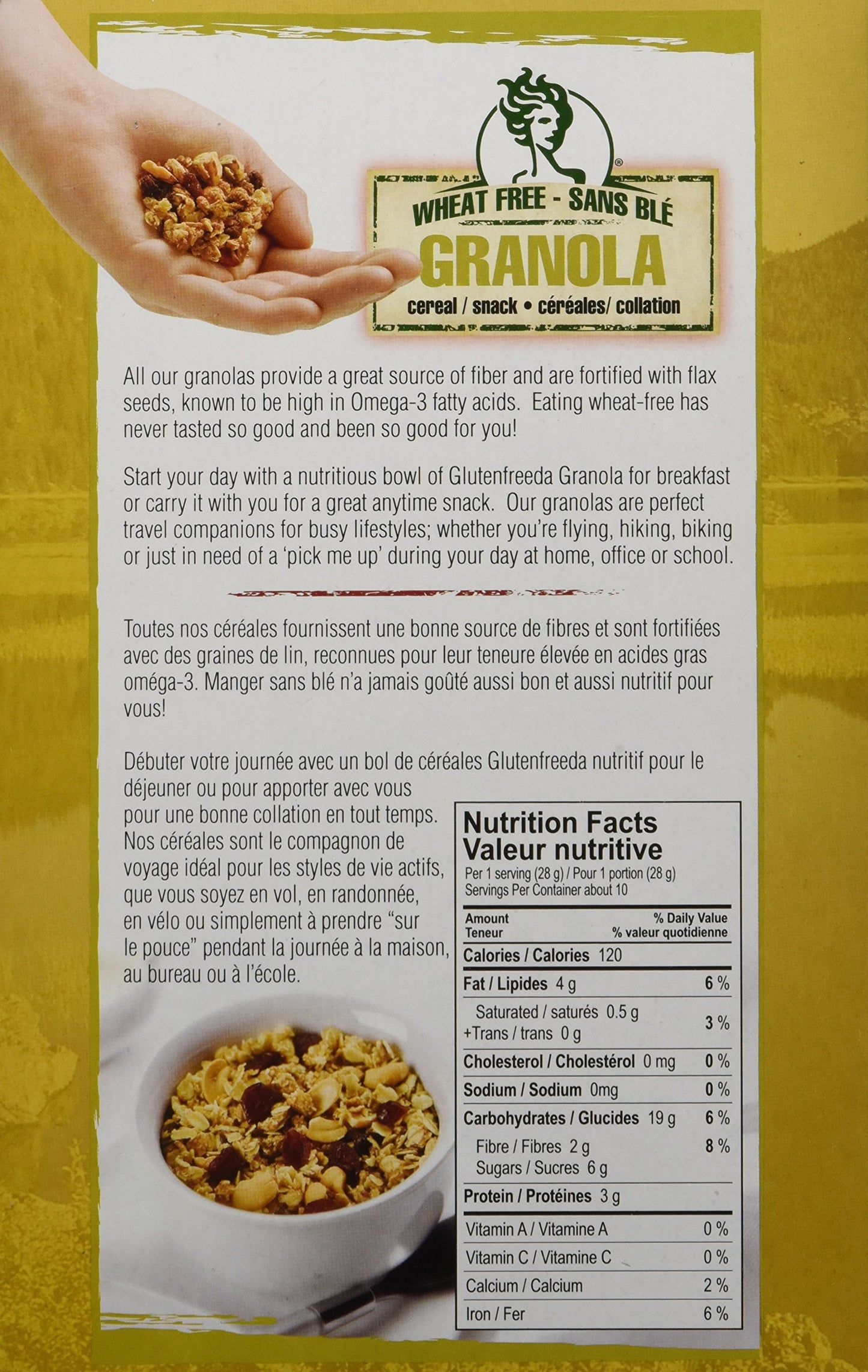Glutenfreeda Granola Gluten Free Apple Almond Honey -- 10.5 oz
