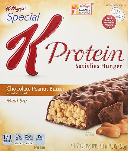 Kellogg's Special K Special K Protein Meal Bars - Chocolate Peanut Butter - 1.59 oz - 6 ct