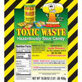 TOXIC WASTE - Hazardously Sour Candy - Apple, Watermelon, Lemon, Blue Raspberry, & Black Cherry Flavors - 1 lb. Bag