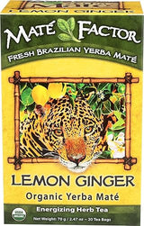 THE MATE FACTOR Lemon Ginger, 20 Count