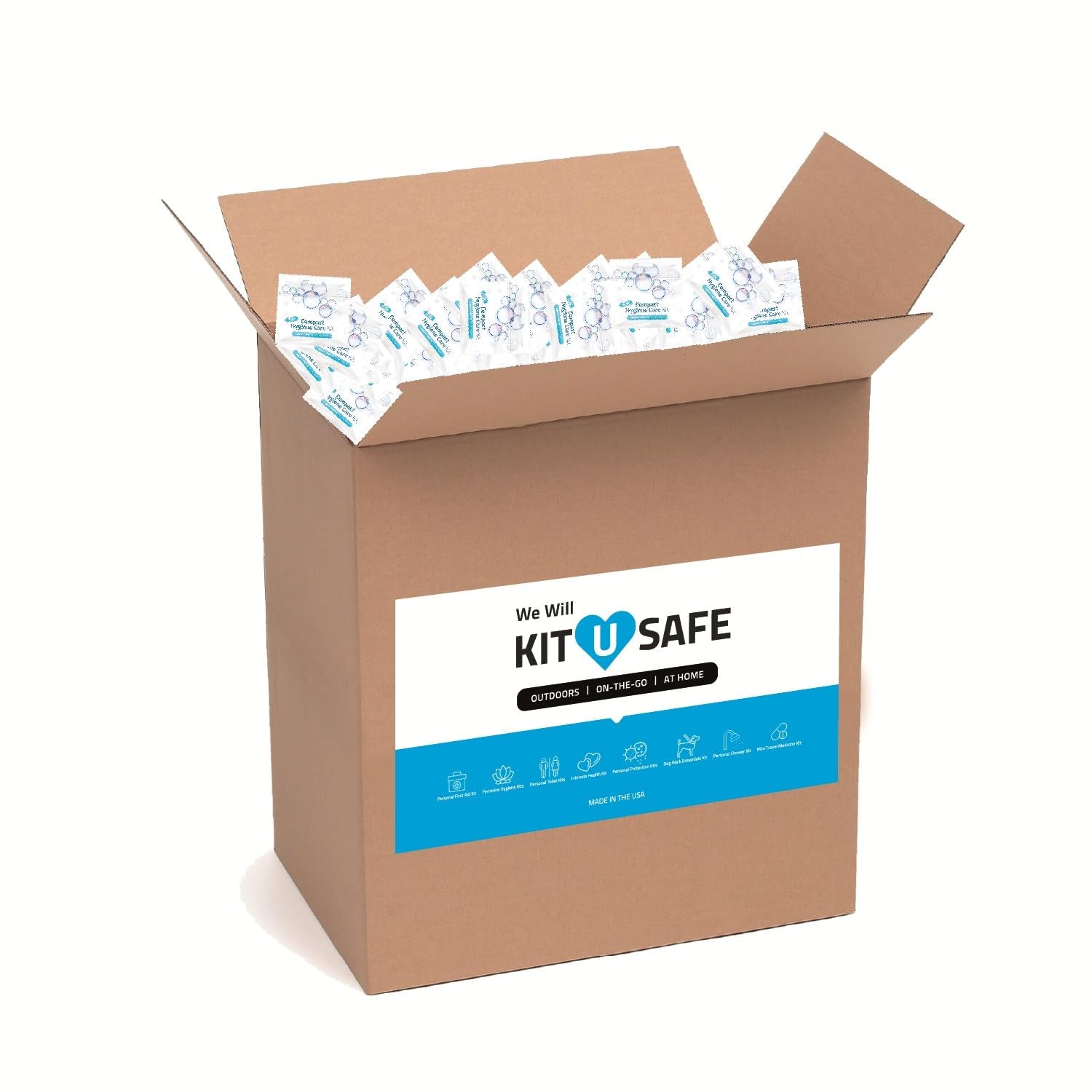 Portable Laundry Kit - Travel Clothes Cleaning Essentials with Liquid Detergent, Stain Remover Wipe, Dryer Sheet & Laundry Bag - Bulk Supply