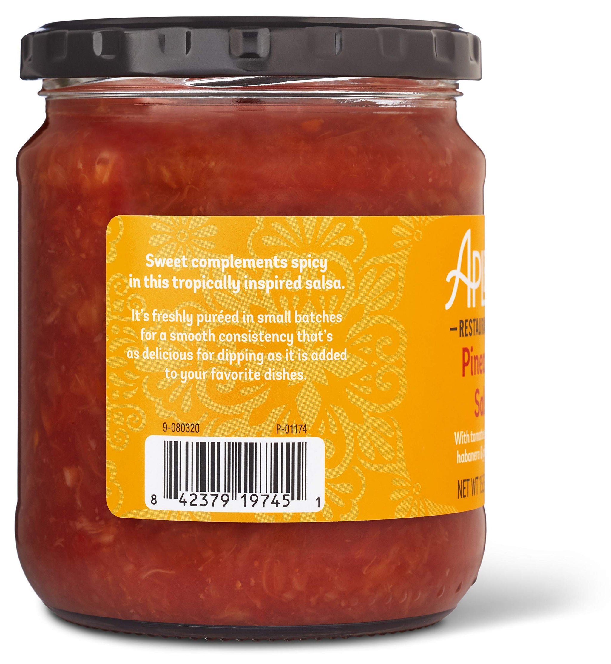 Aplenty Pineapple Salsa - Hot, 15.5 Oz