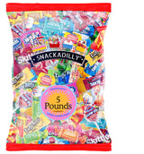 Candy Variety Pack - 5 Lbs Assorted Classic Candy - Individually Wrapped Candies - Fun Size Treats Assortment
