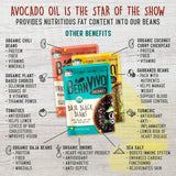 BeanVIVO - Variety 3 Pack (10 oz each) - Organic Baja Black Beans, Three Bean Vegan Chili, Coconut Curry Chickpeas - Seasoned & Ready to Eat, Plant