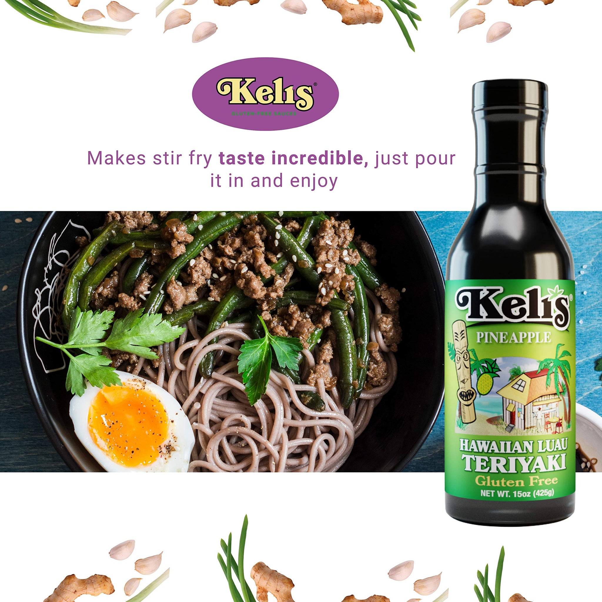 Pineapple Teriyaki Sauce. Hawaiian Luau Pineapple Teriyaki and Hulu Huli Basting Sauce. Low Sodium & Gluten Free - Made With Gluten Free Soy Sauce