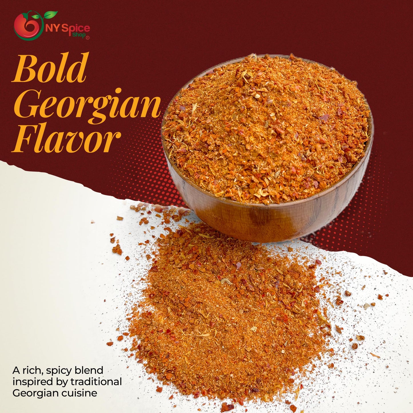 NY Spice Shop Ajika Seasoning - 4 Ounce Natural Blend of Delicious Spices and Seasonings for Grilled Chicken, Georgian Traditional Chicken and Cooking