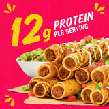Delimex Beef Taquitos Frozen Snacks, 20 ct Box