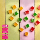 HazerBaba Turkish Delight Candy, Rose, Lemon & Mint, 12.25oz (Pack of 1)