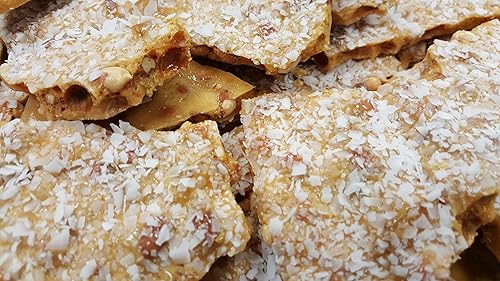 Heather's Confections Classic Coconut Mango Peanut Brittle (Coconut Mango Peanut, 8 ounce)