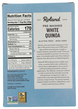 Roland Foods White Quinoa, Pre-washed, Specialty Imported Food, 12-Ounce