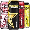 Rockstar Energy Drink, Core 4 Flavor Variety Pack, 16oz Cans (12 Pack) (Packaging May Vary)