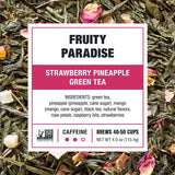 Tiesta Tea - Fruity Paradise, Loose Leaf, Strawberry Pineapple Green Tea, Premium Blend, Medium Caffeinated Green, Make Hot or Iced & Brews Up to 50