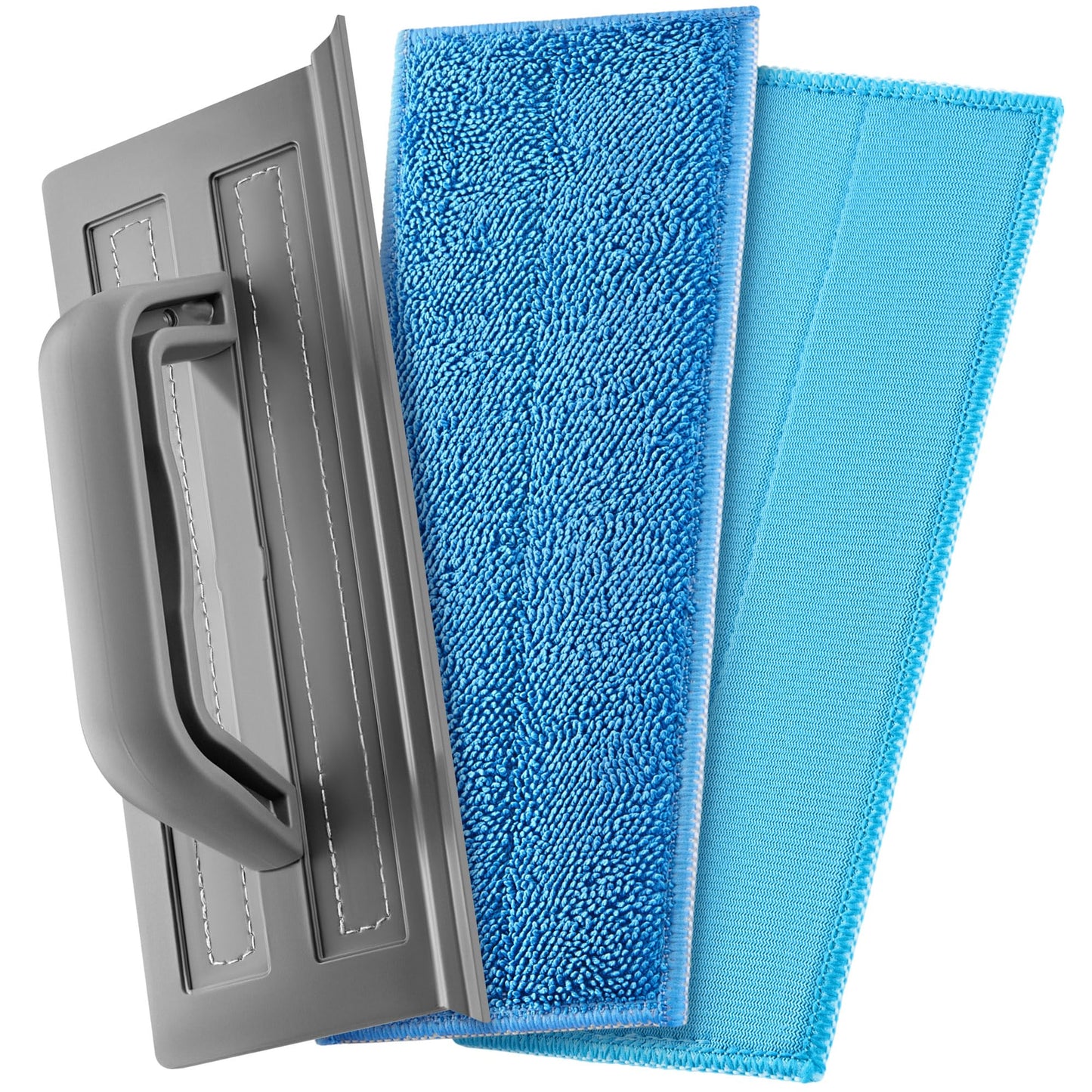 Tyroler Silicone Shower Squeegee for Glass Doors - 10" | 2 Microfiber Scrub & Polish Cloths | Multi-Surface Wiper | Perfect Window Squeegee for Home |