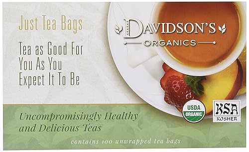 Davidson's Organics, Rosehips, 100-count Unwrapped Tea Bags