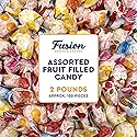 Arcor Fruit Filled Hard Candy - Assorted 2 Pounds Bulk Bag (Approx. 150 Pieces), Bon Bons Fruitfuls candy, Individually Wrapped Hard Candy. Pineapple