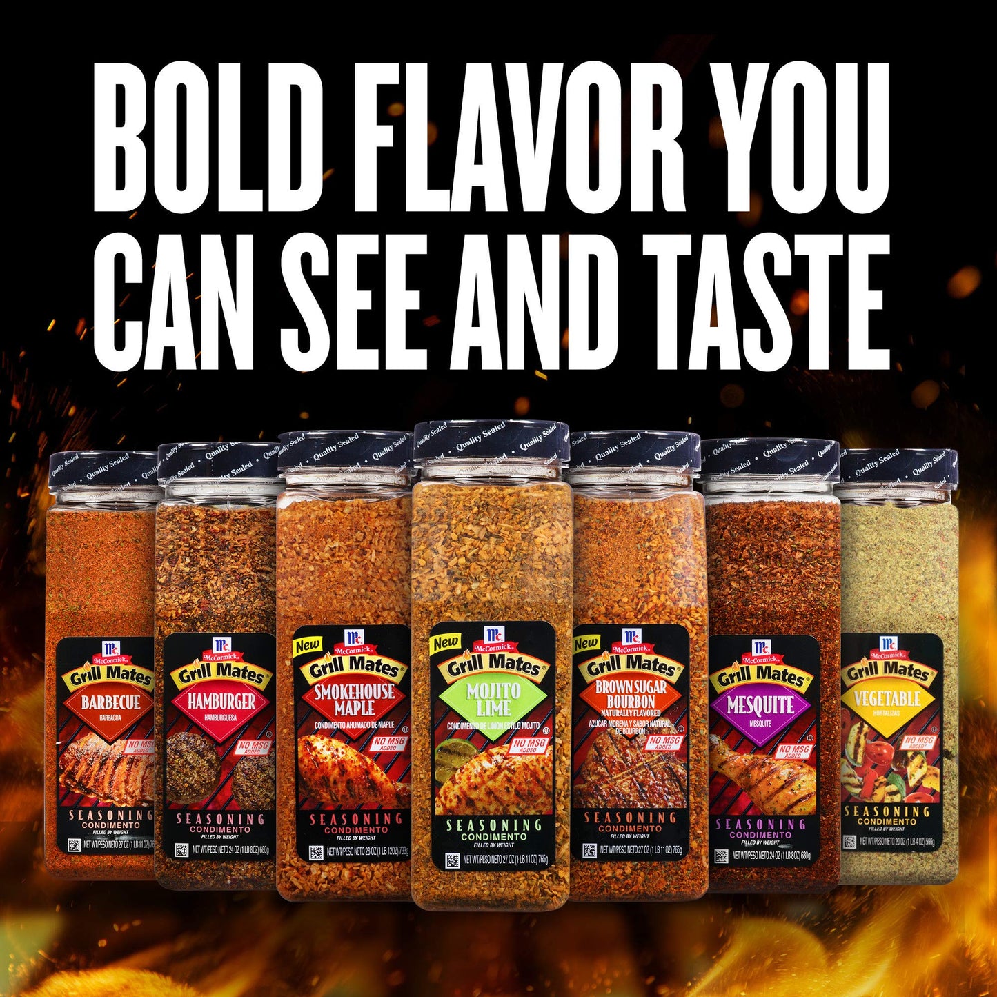 McCormick Grill Mates Hamburger Seasoning, 24 oz - One 24 Ounce Container of Hamburger Seasoning Mix with Bold Blend of Ground Peppers, Onion