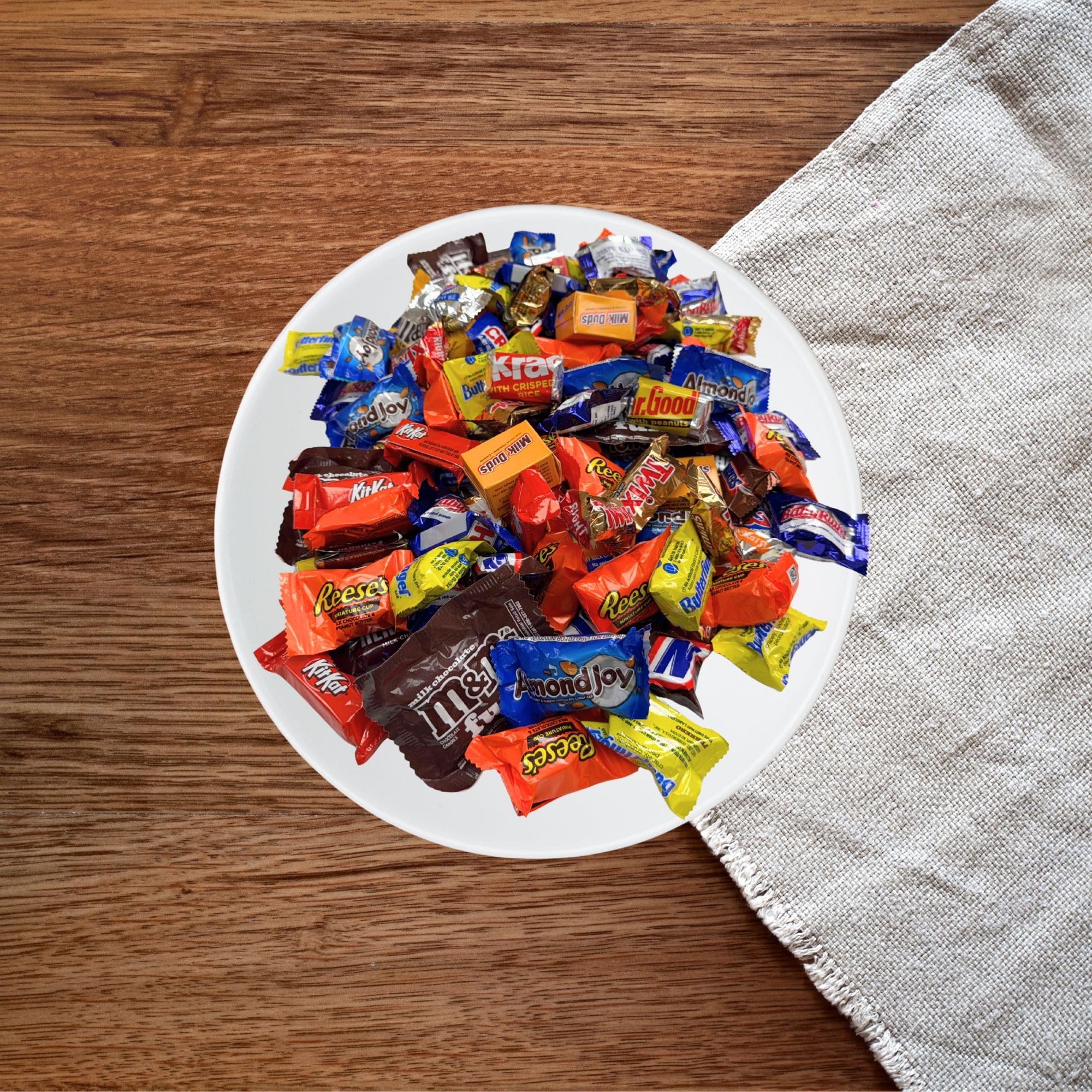 Assorted Chocolate Candy Variety Pack - Milk & Dark Chocolate Mix - Individually Wrapped Bulk Chocolate for Parties, Snacks & Gifting - CandyBoxed (4