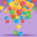 SOUR PATCH KIDS Bites Soft & Chewy Easter Candy, Bulk Candy, 12-1.8 oz Tubes